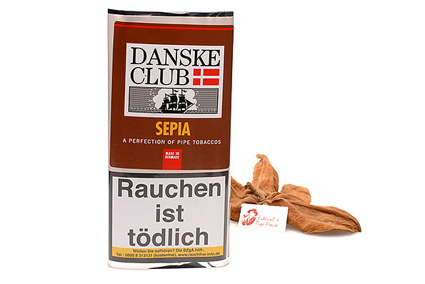 Danske Club Sepia (Caramel) Pfeifentabak 50g Pouch Danske Club Sepia (Caramel) Pfeifentabak 50g Pouch